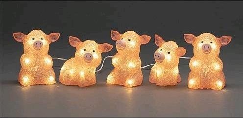 Actual product image Konstsmide LED pigs