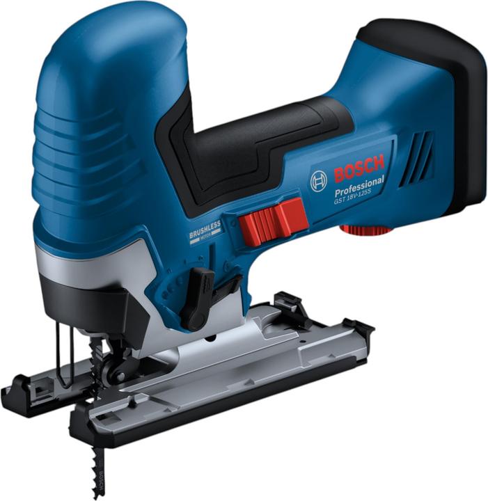 ohne Akku, GST 18V-125 S, Spanreissschutz, Absaug-set, 1 x Stichsägeblatt T 144 D Speed for Wood