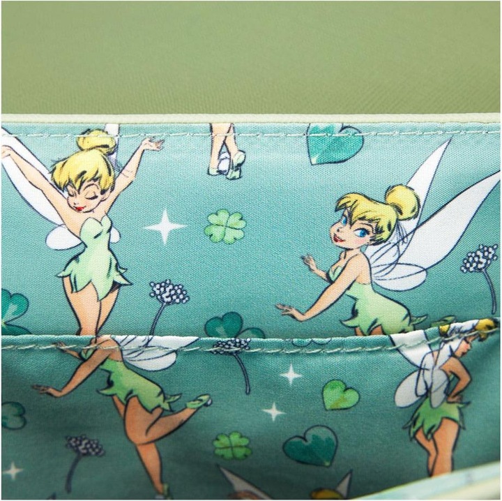 Image du produit Loungefly Disney by sac à bandoulière Tinker Bell 4-Leaf Clover