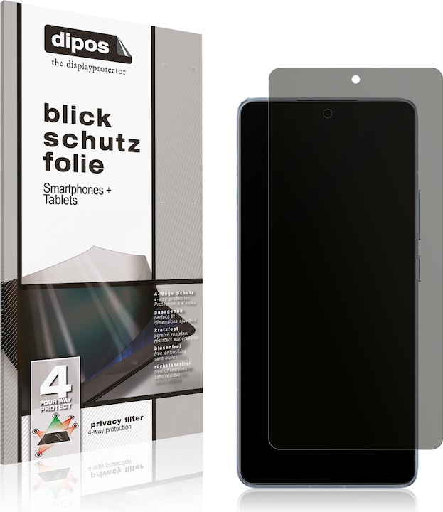 Dipos Privacy Blickschutzfolie 4-Way (1 Stück, Xiaomi 14T Pro)