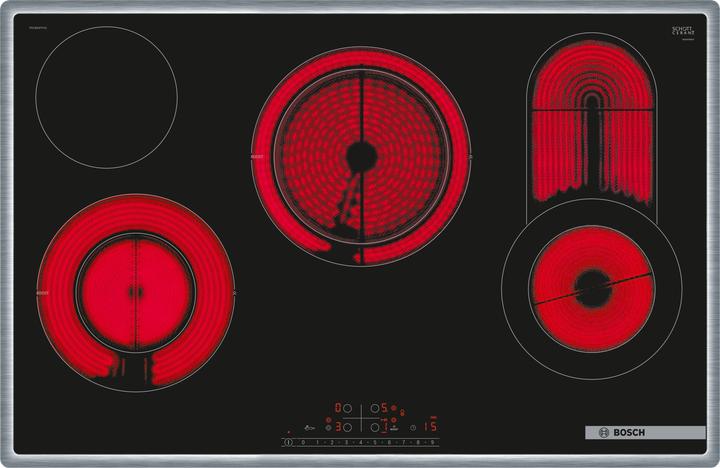 Produktbild Bosch Hausgeräte Einbau-Backofen-Set, HBG578BS3 + PKC845FP1D, Einbau-Backofen, Elektro-Kochfeld, HBD672LS82