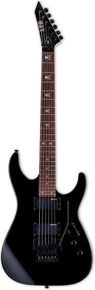Produktbild ESP LTD KH-202 BLK E-Gitarre Kirk Hammett mit Kabel (E-Gitarre, Ahorn, Linde)
