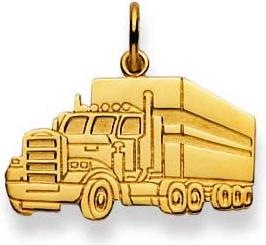 Immagine prodotto Natsumi Schmuck Camion rimorchio in oro giallo 18K/750 (Oro giallo 750/18 K Oro giallo)