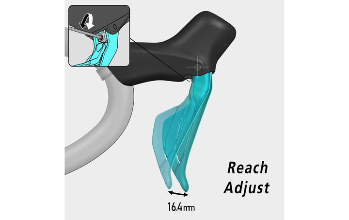 Immagine prodotto Shimano 105 BR-R7170 / ST-R7170 (Freno posteriore, Set freni, 2)