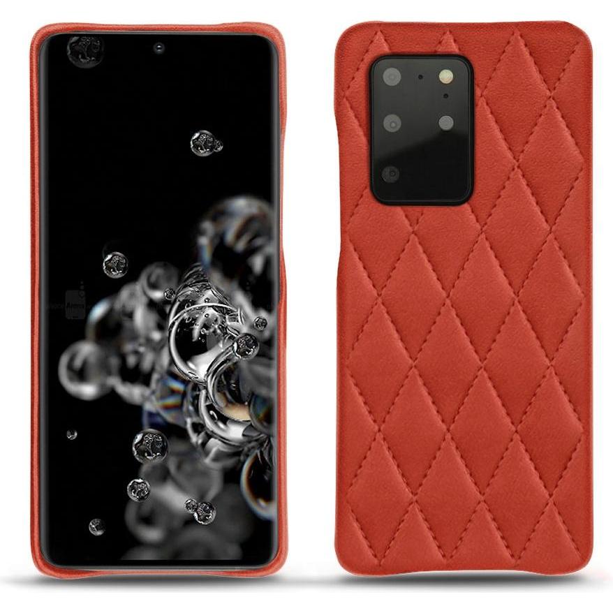 Noreve Lederschutzhülle (Samsung Galaxy S20+ 5G), Smartphone Hülle, Orange