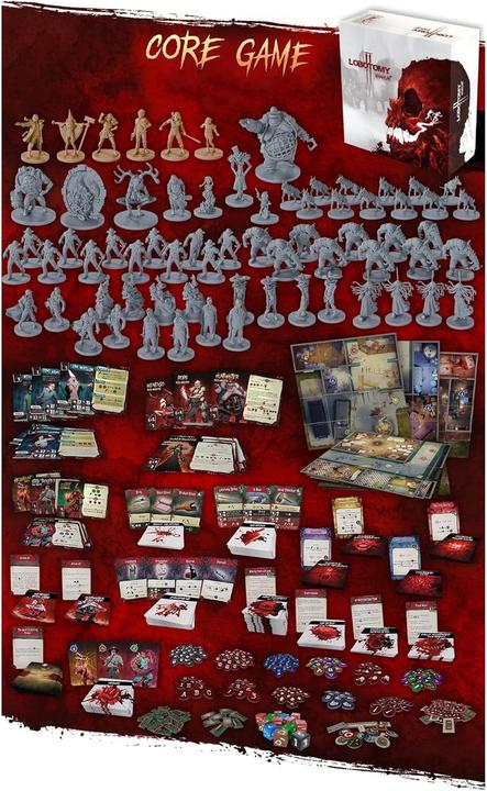 Immagine prodotto European Player Network Lobotomy 2: Manhunt | Gioco da Tavolo Horror Cooperativo | Età 14+ | 1-5 Giocatori (Inglese, 1 - 5 Giocatori)