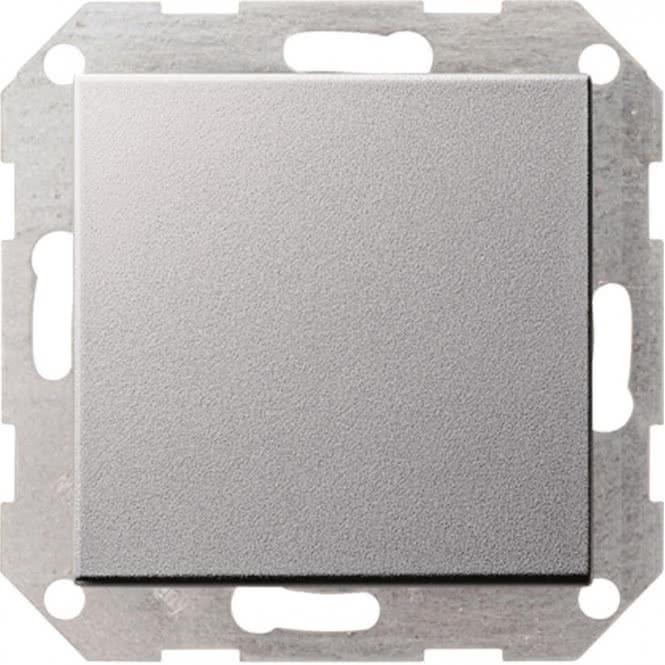 Gira Tast-Wechselschalter, Taster + Schalter, Silber