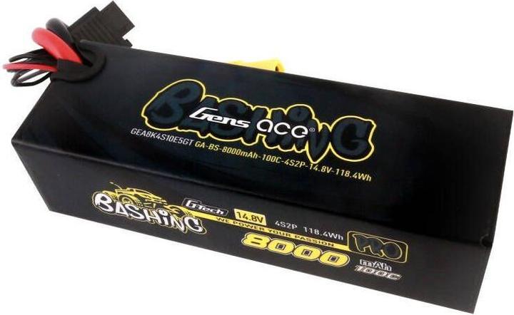 Produktbild Gens Ace Gens ace 8000mAh 14.8V 100C 4S2P Lipo Battery Pack (14.80 V, 8000 mAh)
