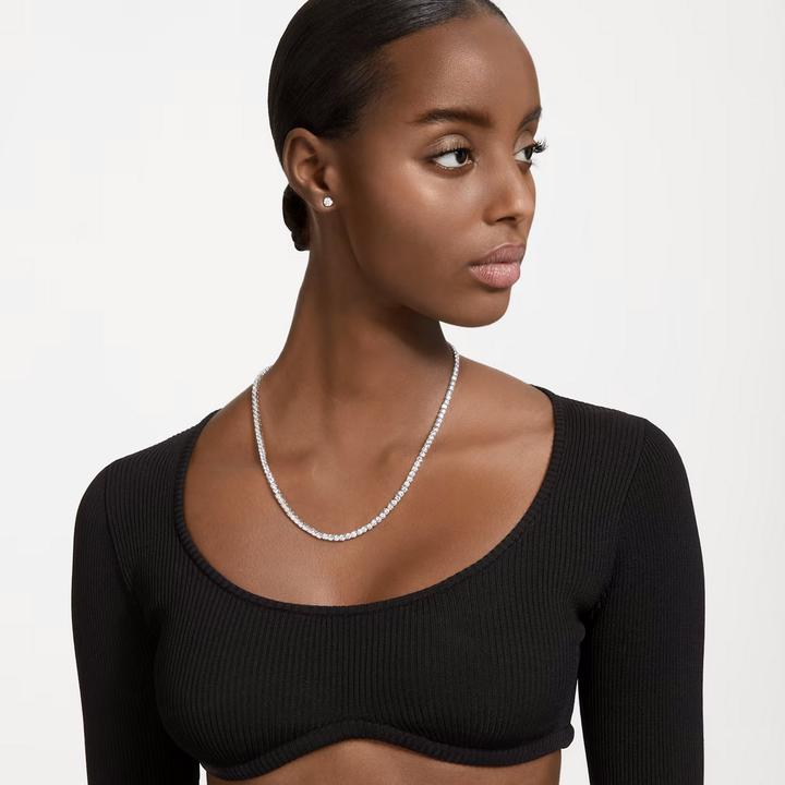 Immagine prodotto Swarovski Matrix Tennis Set Taglio Rotondo Bianco (Metallo Swarovski)