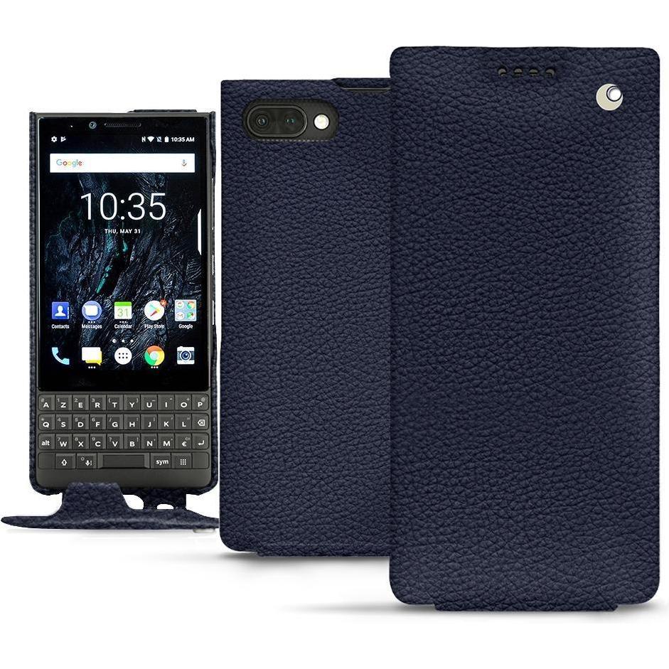 Noreve Lederschutzhülle vertikal (Blackberry KEY2), Smartphone Hülle, Violett