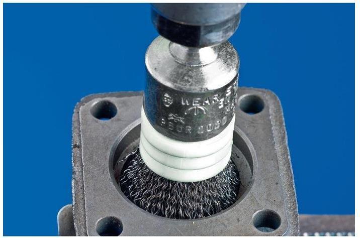 Image du produit Pferd Brosse pinceau PBUR ST Ø 20 mm tige épaisseur de fil 0,2 mm acier 0,2 mm 12500 min-¹