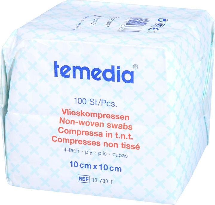 Actual product image Holthaus TISSUE COMPRESSION UNSTERIL 4FACH 10X10CM, 100 pcs COM