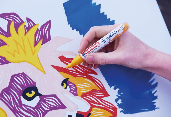 Produktbild Edding Acrylmarker 5100 Medium (Verkehrsgelb, 3 mm, 1 x)