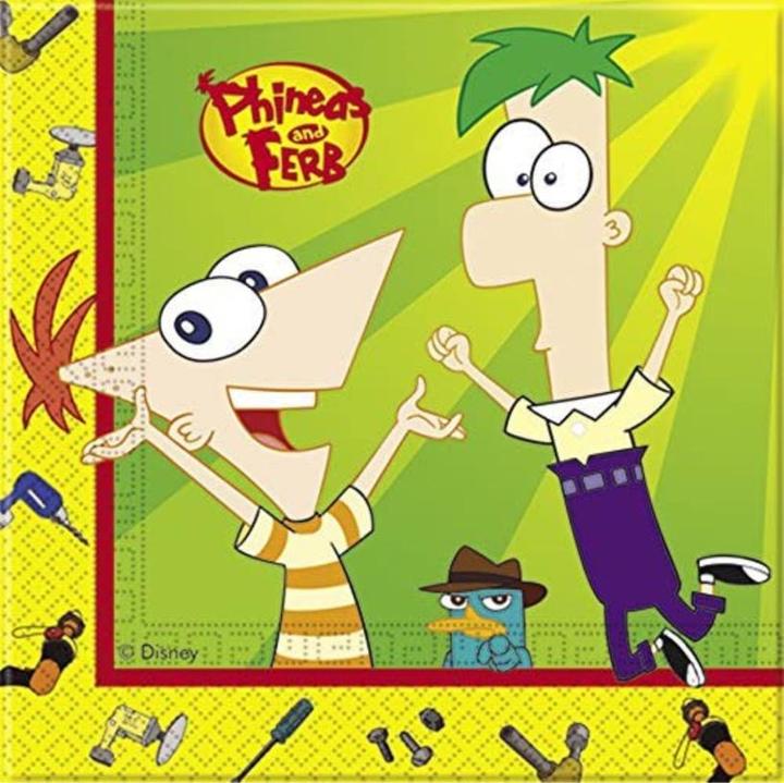 Immagine prodotto Phineas And Ferb Tovaglioli di carta (20 x)