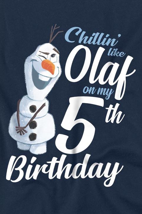 Produktbild Disney Frozen Chillin Like Olaf TShirt 5. Geburtstag (128)
