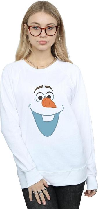 Actual product image Disney Womens/Ladies Frozen Olaf Face Sweatshirt (M)