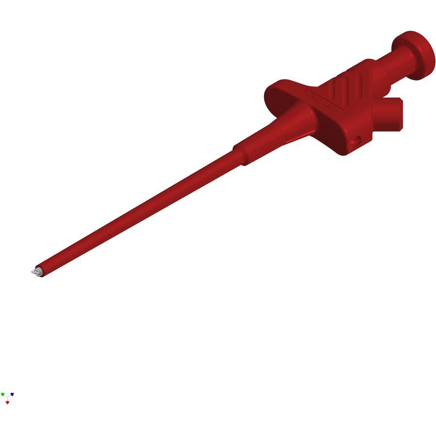 Hirschmann Test & Measurement Klemmprüfspitze Kleps 30 (Prüfspitze), Messtechnik, Rot