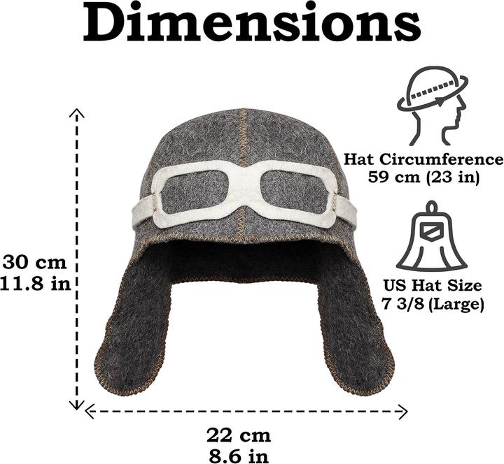 Immagine prodotto SHSH Pilot-Saunahut