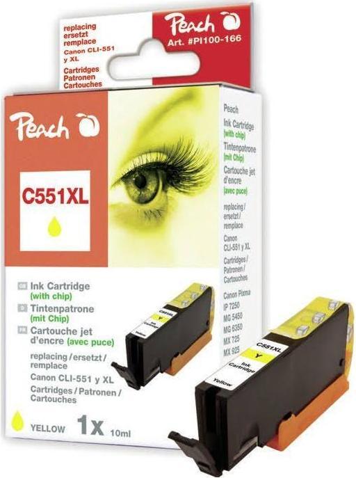 Actual product image Peach Cli-551y XL (Y)