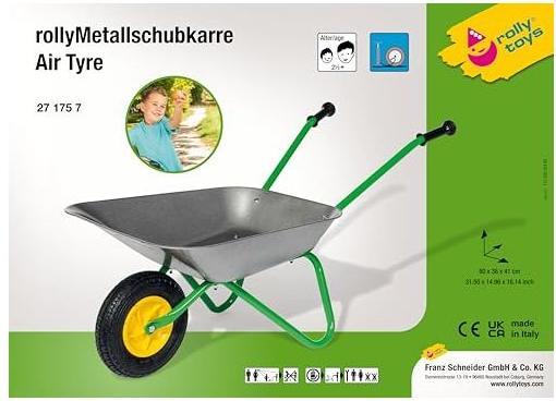 Actual product image Rolly Toys Wheelbarrow with pneumatic wheel