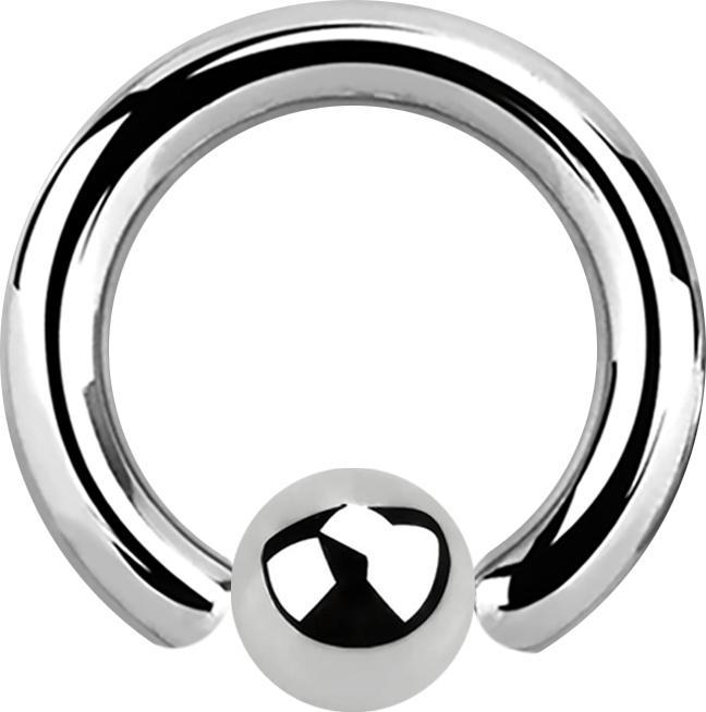 Immagine prodotto Star Piercing Anello di chiusura a sfera argento (senza ottone, Acciaio chirurgico 316L)