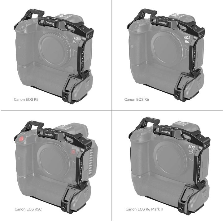 Actual product image SmallRig 3464 Camera kit for EOS R5/R6 with BG R10 battery grip (Cage)