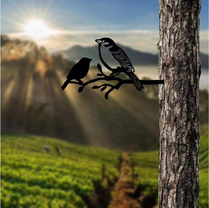 Actual product image Wallxpert Garden plug bird on branch