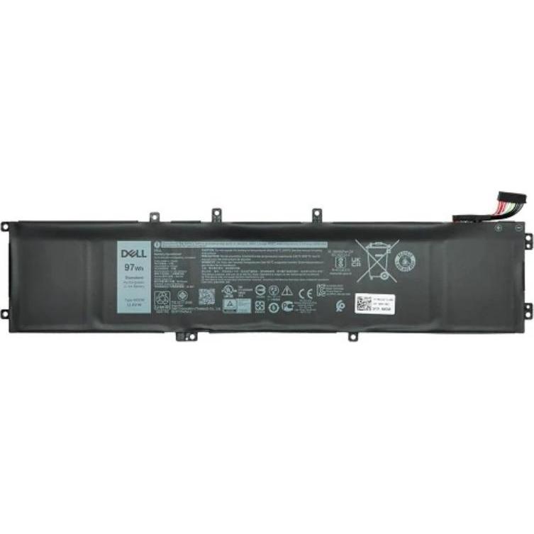 Dell Laptop Spare Part Battery (6 Zellen), Notebook Akku, Schwarz