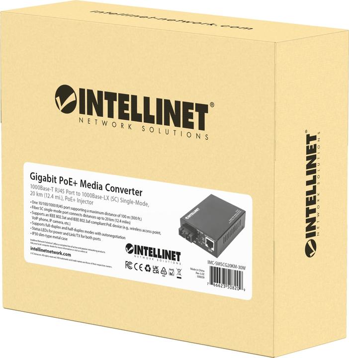 Image du produit Intellinet Convertisseur de médias (Convertisseur de médias)