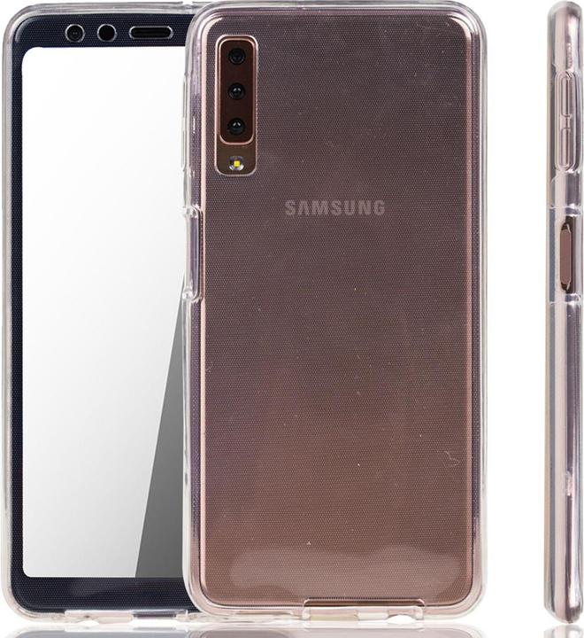 Produktbild König Design Handyhülle für Samsung Galaxy A7 (2018) Schutzcase Backcover Bumper Transparent (Samsung Galaxy A7 (2018))