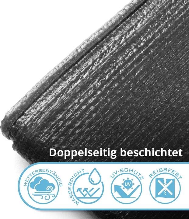 Produktbild Stahlwerk Abdeckplane mit Ösen 2 x 3 m 260 g/mÂ² wasserdichte Schutzplane (2 x 3 m)