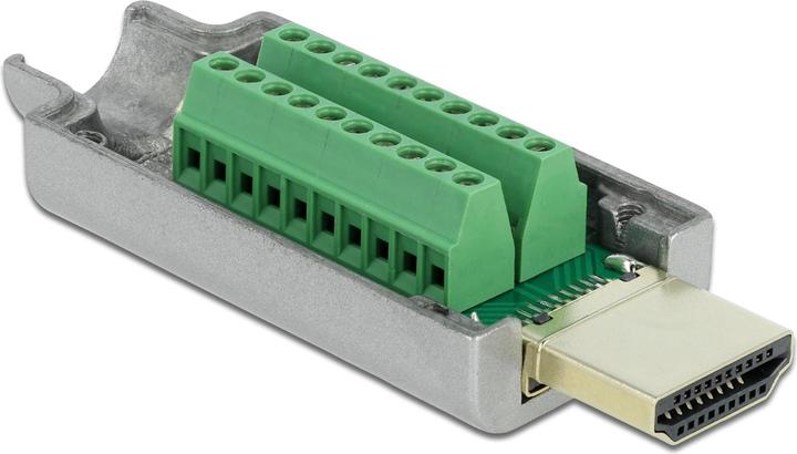 Actual product image Delock HDMI-A to terminal block (20 Pin Terminal Block, 6.15 cm)