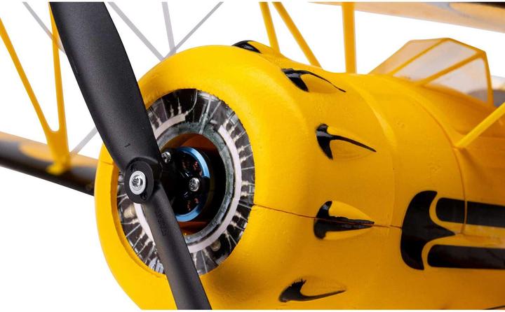 Image du produit E-Flite FLUGZEUG WACO Yellow 550mm EP BNF UMX mit AS3X & SAFE Select