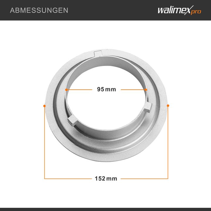 Produktbild Walimex Softbox Adapter für Aurora / Bowens (15.20 cm)