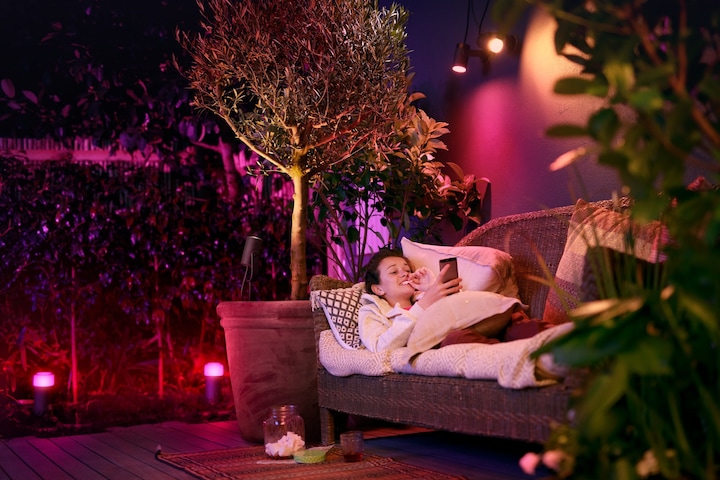 Actual product image Philips Hue Lily Basis (640 lm, IP65)