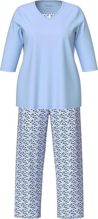 Produktbild Ulla Popken Pyjama, V-Ausschnitt, 3/4-Arm, Taschen (42, 44)