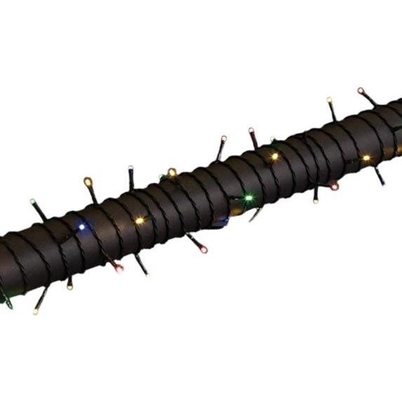 Velleman, Lichterkette, Wega LED - 12 m - 80 LEDs - mehrfarbig - grünes Kabel - 24 V (12 m)