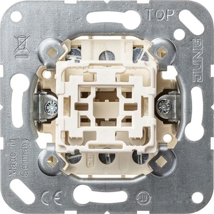Actual product image JUNG Pushbutton 10AX 250Vchangeover 2-pole