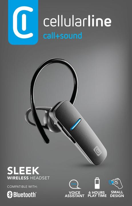 Immagine prodotto Cellularline Sleek (Nessuna soppressione del rumore, 6 h, Senza fili)
