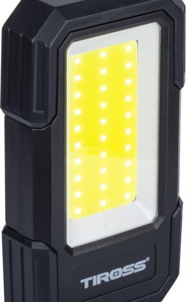 Actual product image Tiross Torch Flashlight TS-1914 Multifunctional. 3W COB 3xAA Magnet (6 cm, 300 lm)