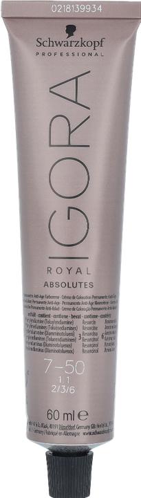 Image du produit Schwarzkopf Professional Igora Royal - 7-50 blond moyen doré naturel (Blond, Or)