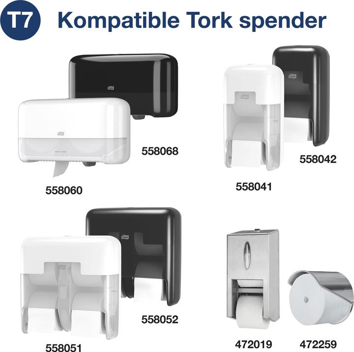 Productafbeelding Tork Toiletpapier 2-laags 24 rollen wit (24 x)