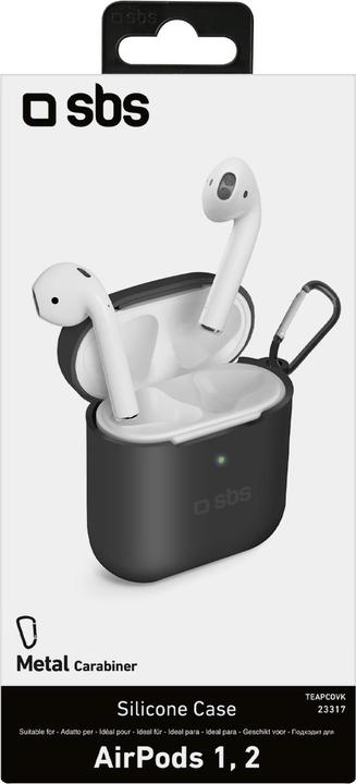 Image du produit SBS Étui en silicone pour Apple AirPods 1/2 (Sac pour écouteurs)