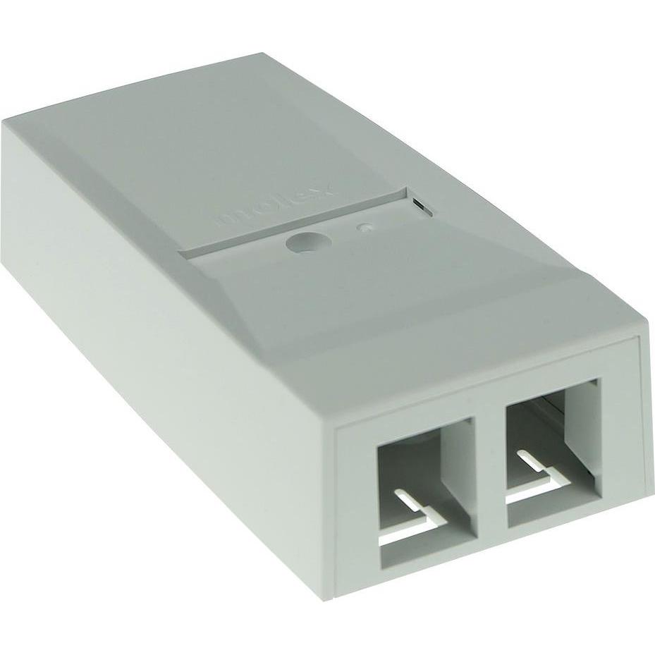 Molex, Kabelverbindung, PowerCAT Synergy surface box, 2 ports