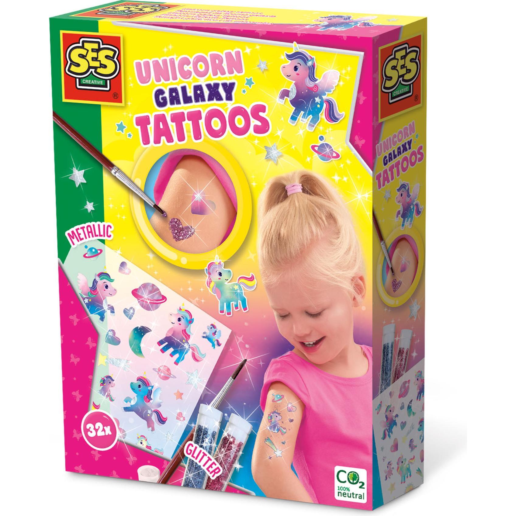 Ses Creative Einhorn-Tattoos Galaxy