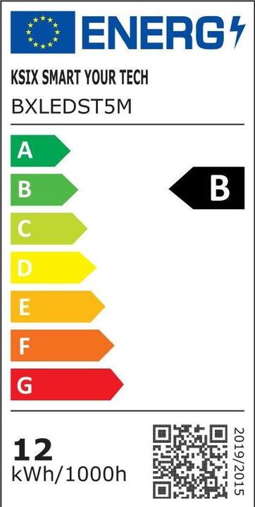 Etichetta energetica KSIX Striscia LED (RGB, 500 cm, Esterno, Interno)