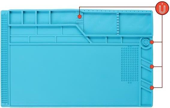 Immagine prodotto Velleman ALIMENTAZIONE DEL SOLDATO IN SILICONE 550 x 350 mm (Immagazzinamento)