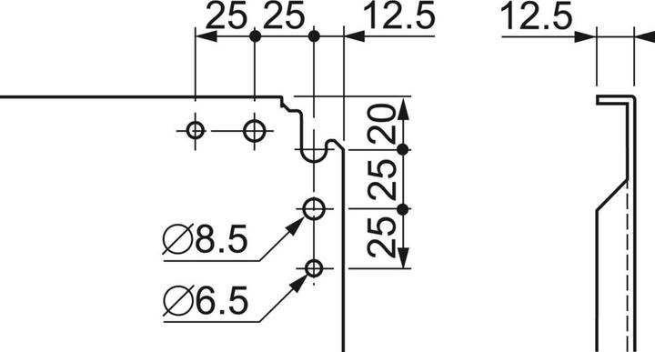 Actual product image Schneider Electric Simple mounting plate H1200xW600mm, made of NSYMM126