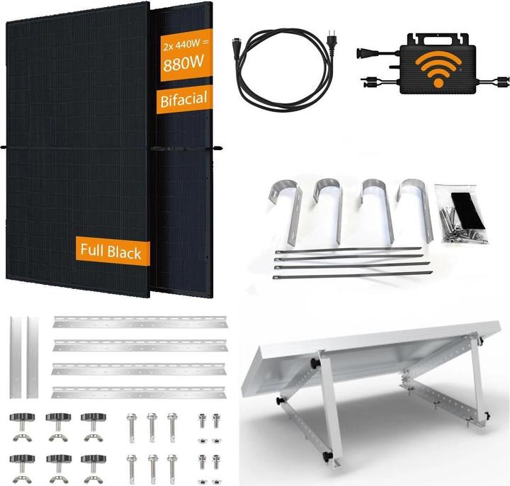 Technaxx Solar Balkonkraftwerk 800W TX-354P (800 W)