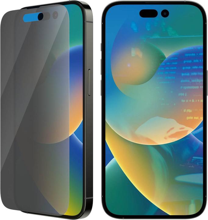 Actual product image PanzerGlass Classic Fit Privacy (1 Piece, Apple iPhone 14 Pro)